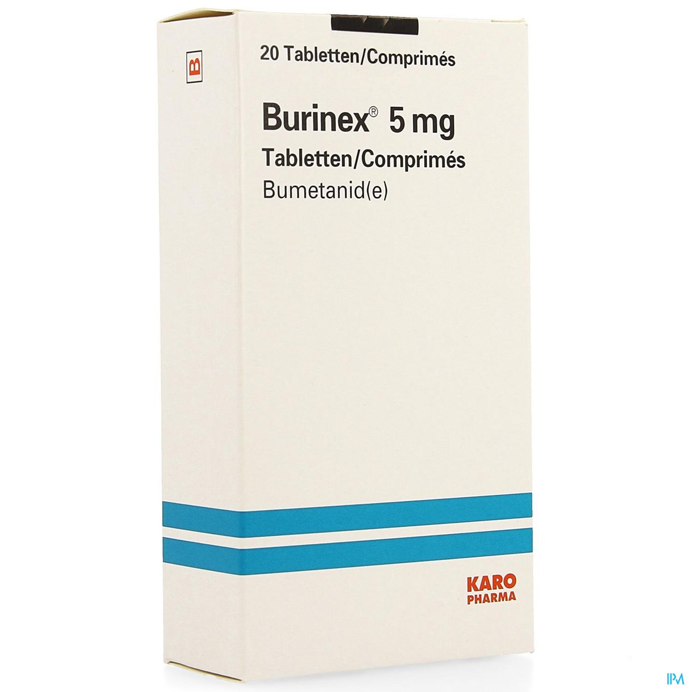 Burinex Comp 20 X 5mg packshot