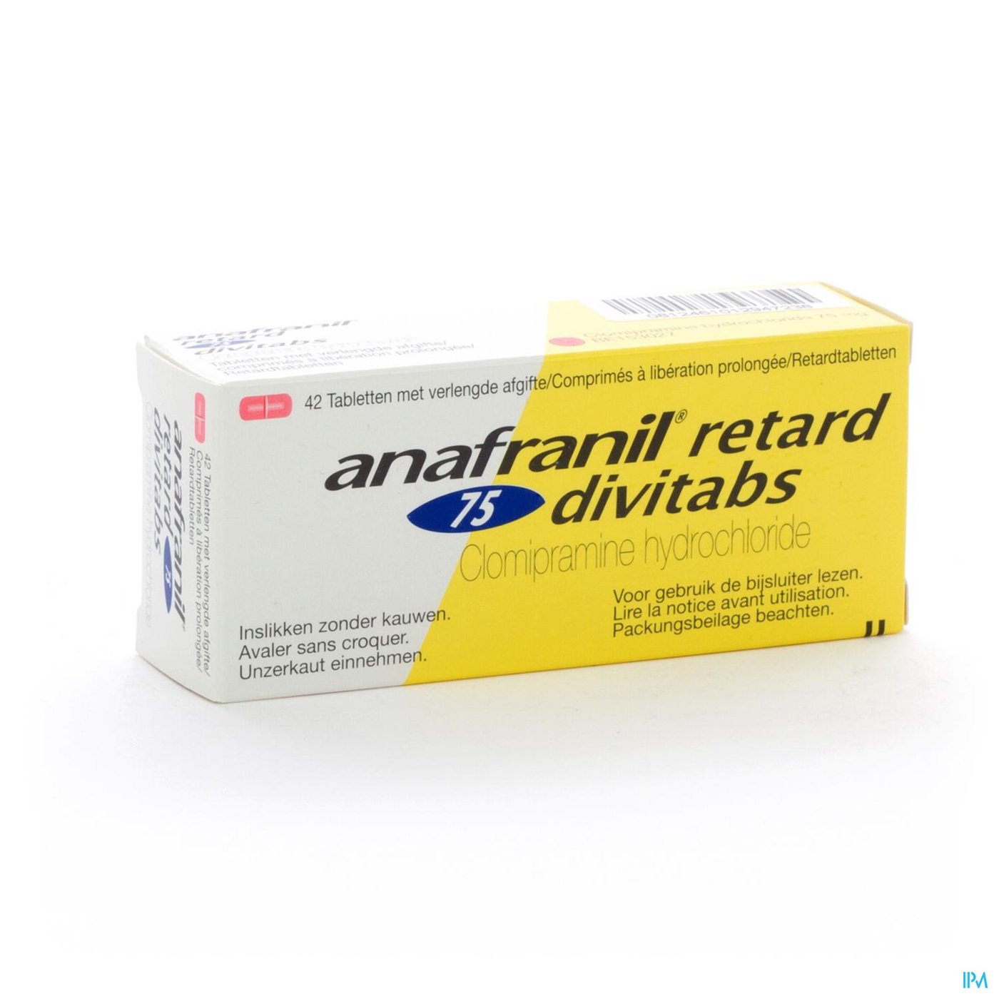 Anafranil Retard Divitabs 42x75mg packshot