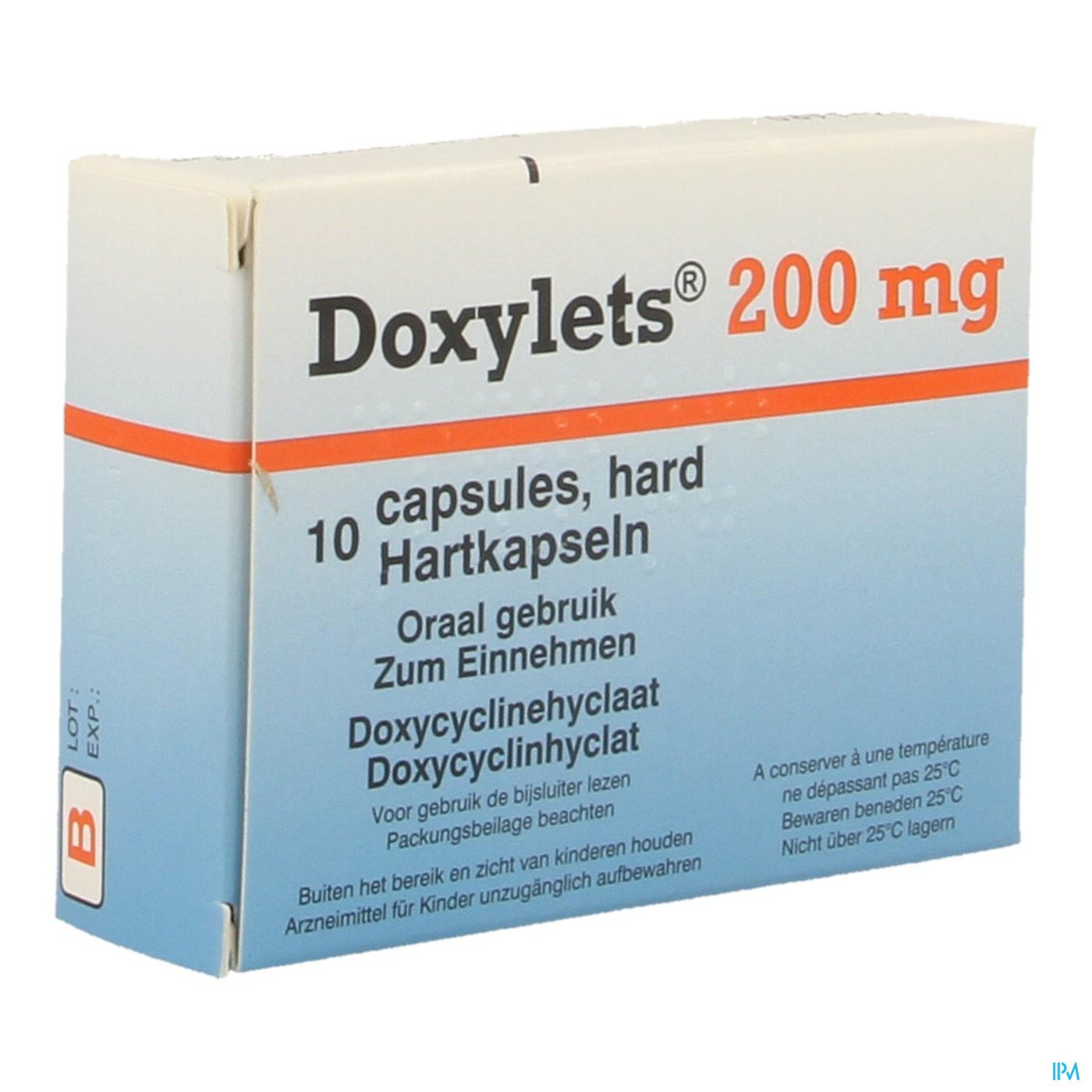 Doxylets 200 Caps 10x200mg packshot