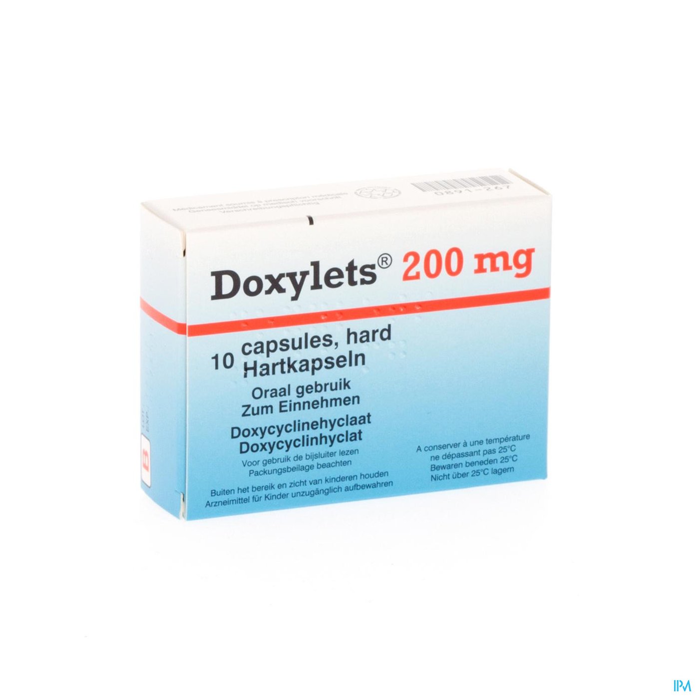 Doxylets 200 Caps 10x200mg packshot
