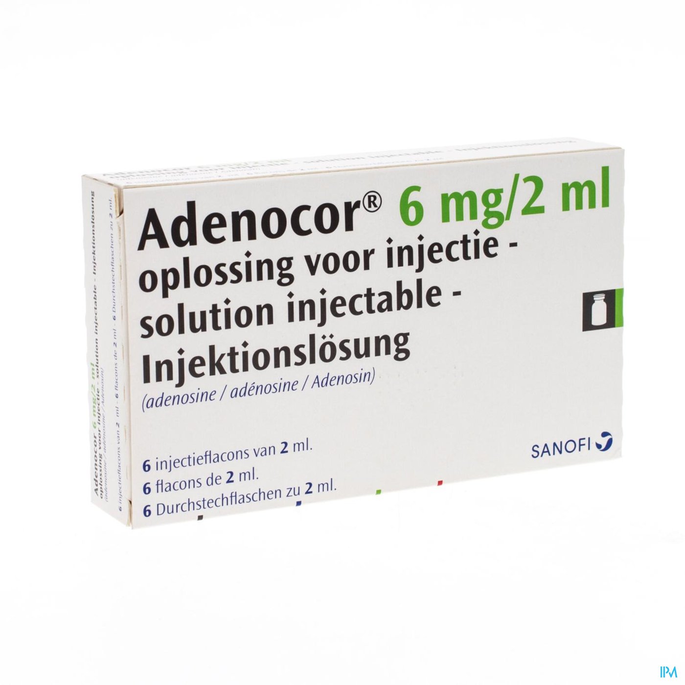 Adenocor Amp 6x2 ml packshot