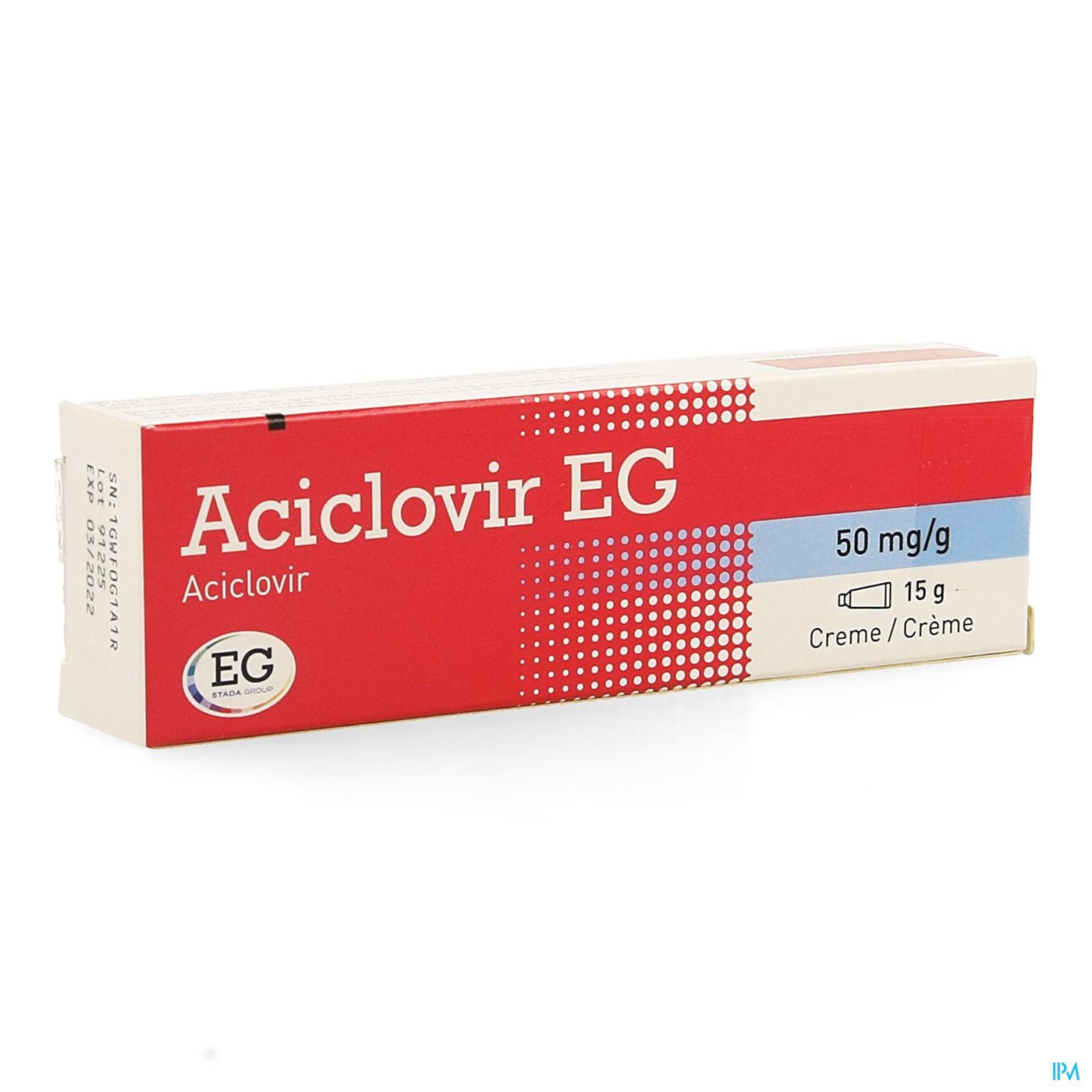 Aciclovir EG Creme 15 Gr packshot