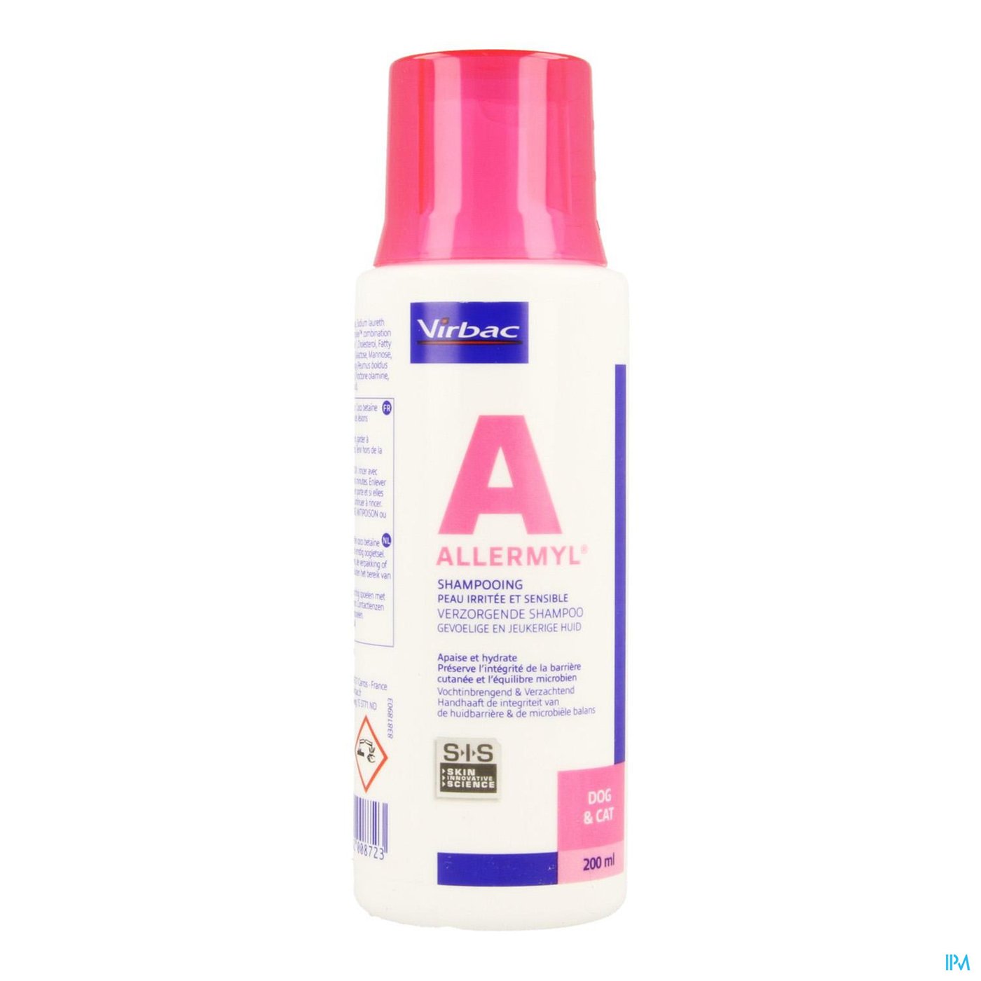Allermyl Shampoo Allergische Huid 200ml packshot