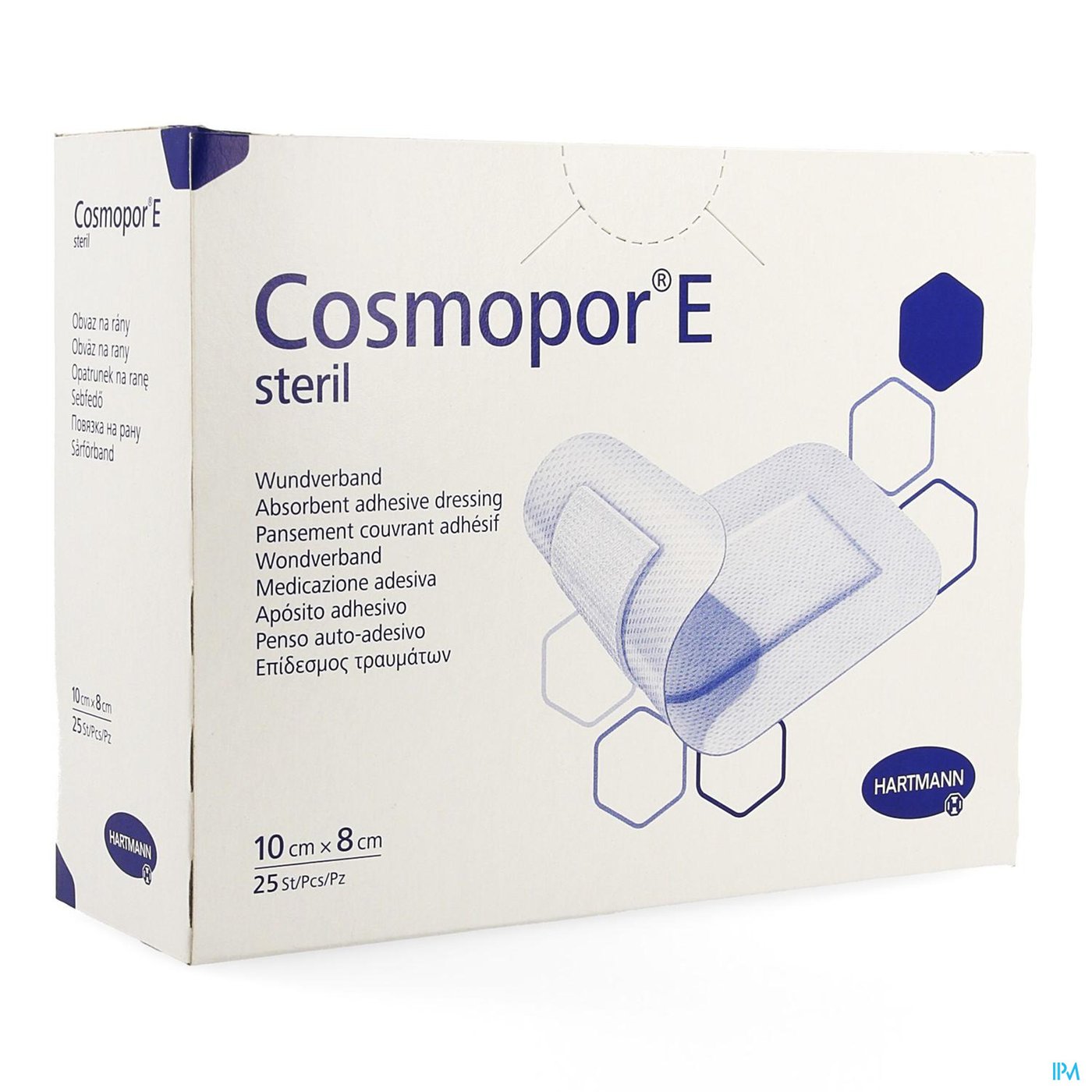 Cosmopor E Latexfree 10x8cm 25 P/s packshot