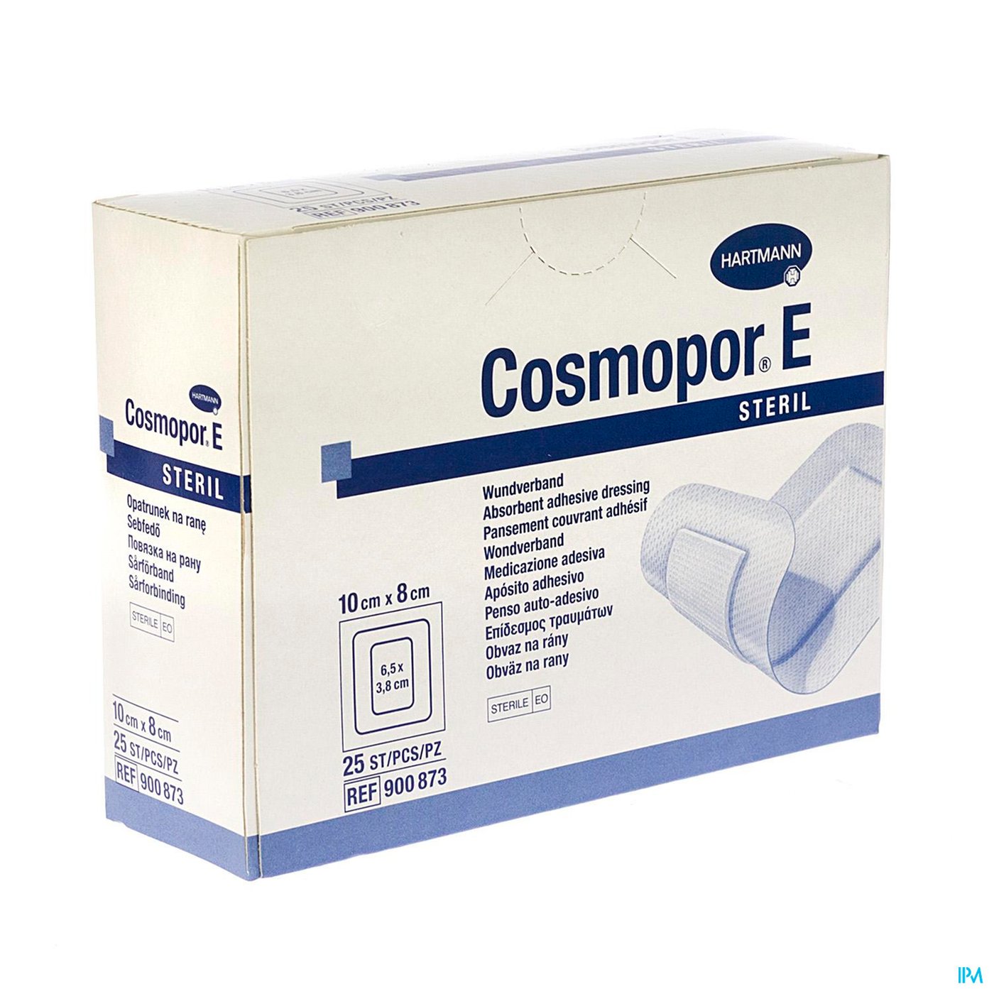 Cosmopor E Latexfree 10x8cm 25 P/s packshot