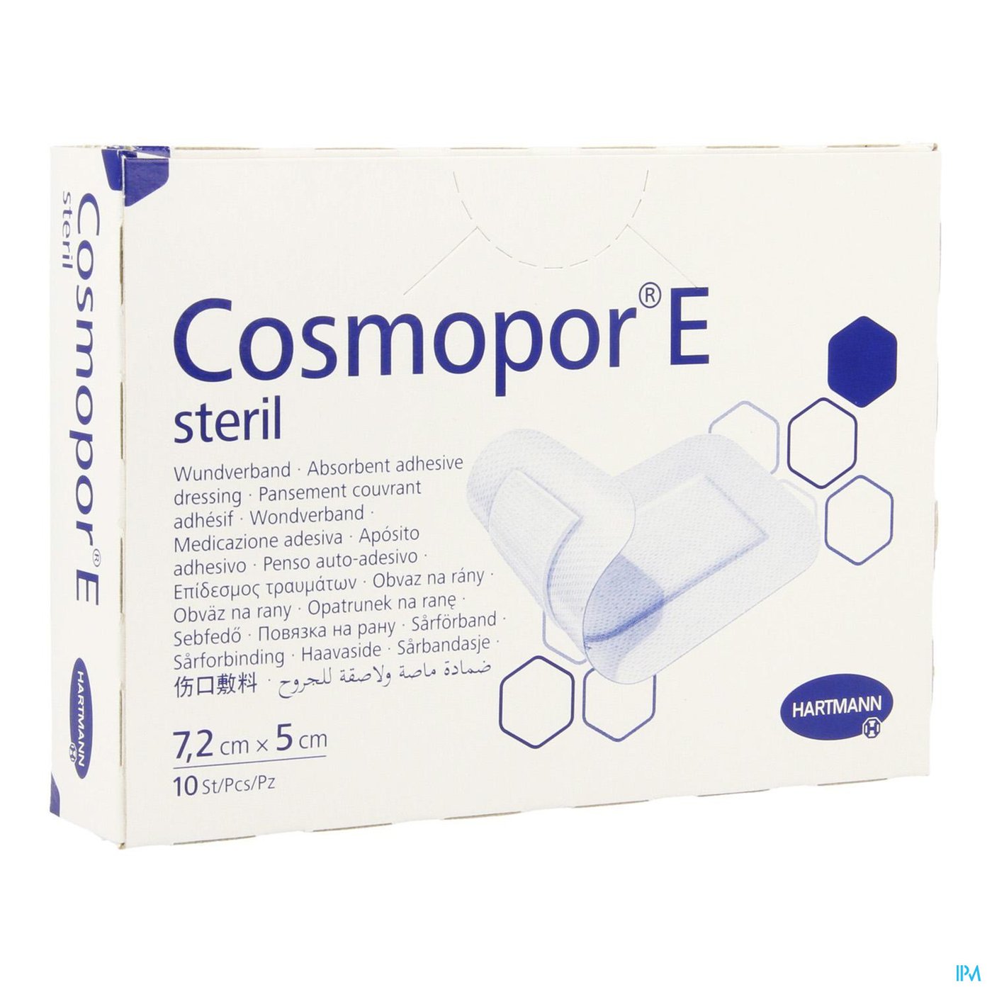 Cosmopor E Latexfree 7,2x5cm 10 P/s packshot
