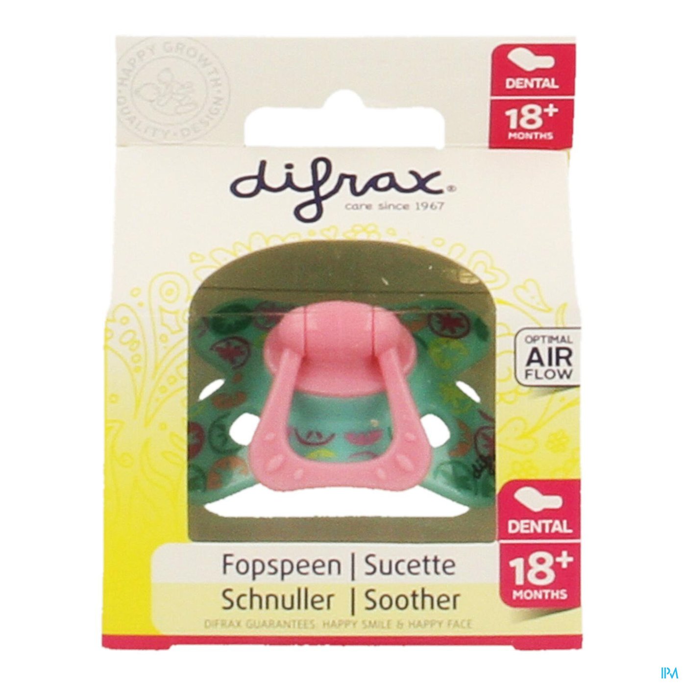 Difrax Fopspeen Sil Dental Xtr Sterk +18m 342 packshot