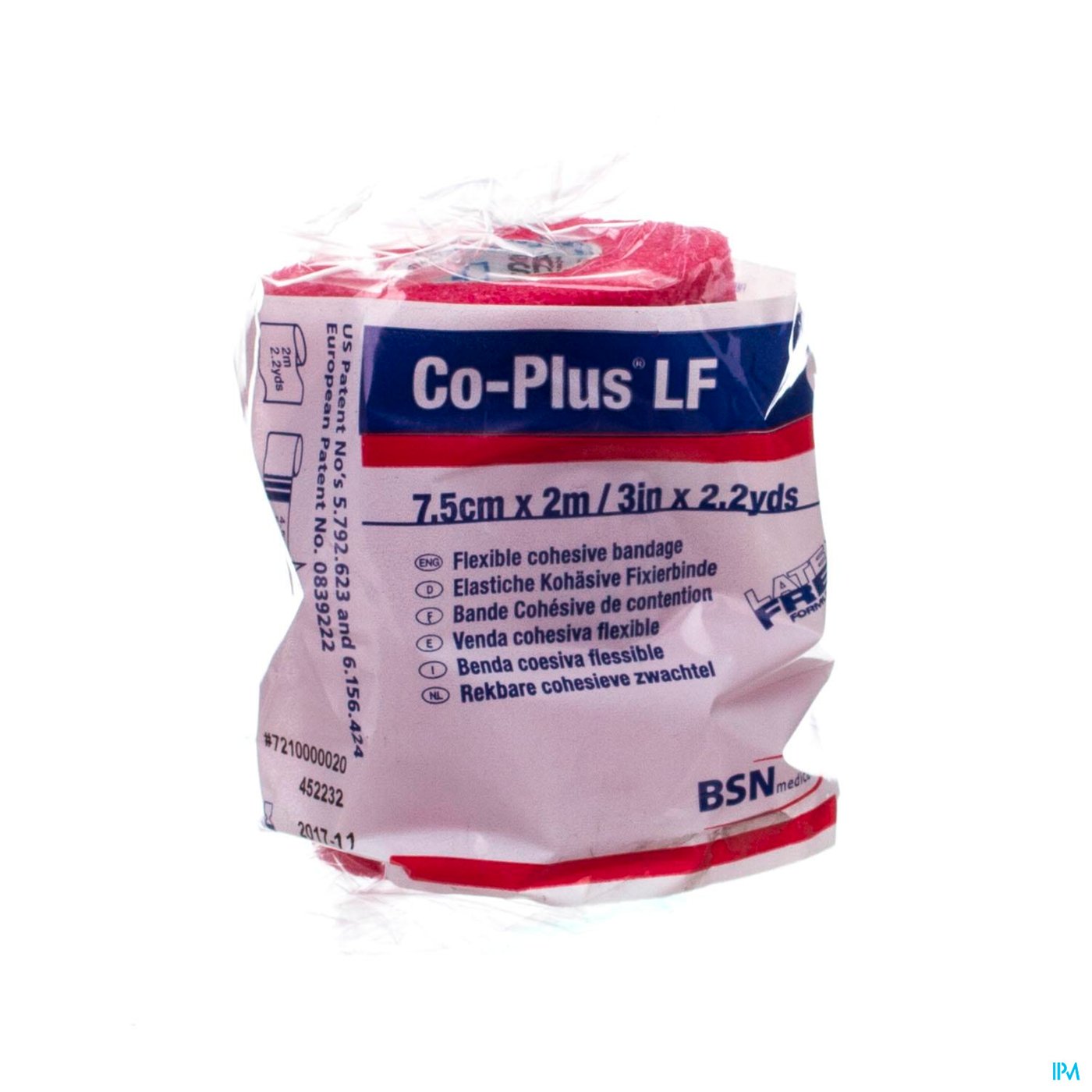 Coplus Bande Coh.z/latex 7,5cmx2,0m Kleur 7210020 packshot