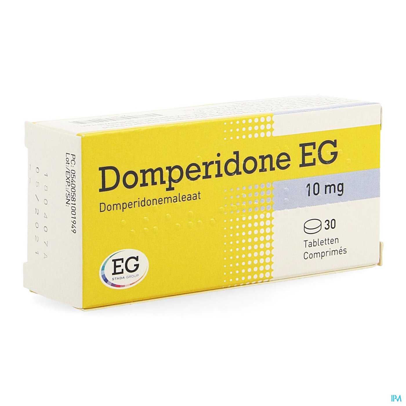 Domperidone EG Tabl 30 X 10 Mg packshot