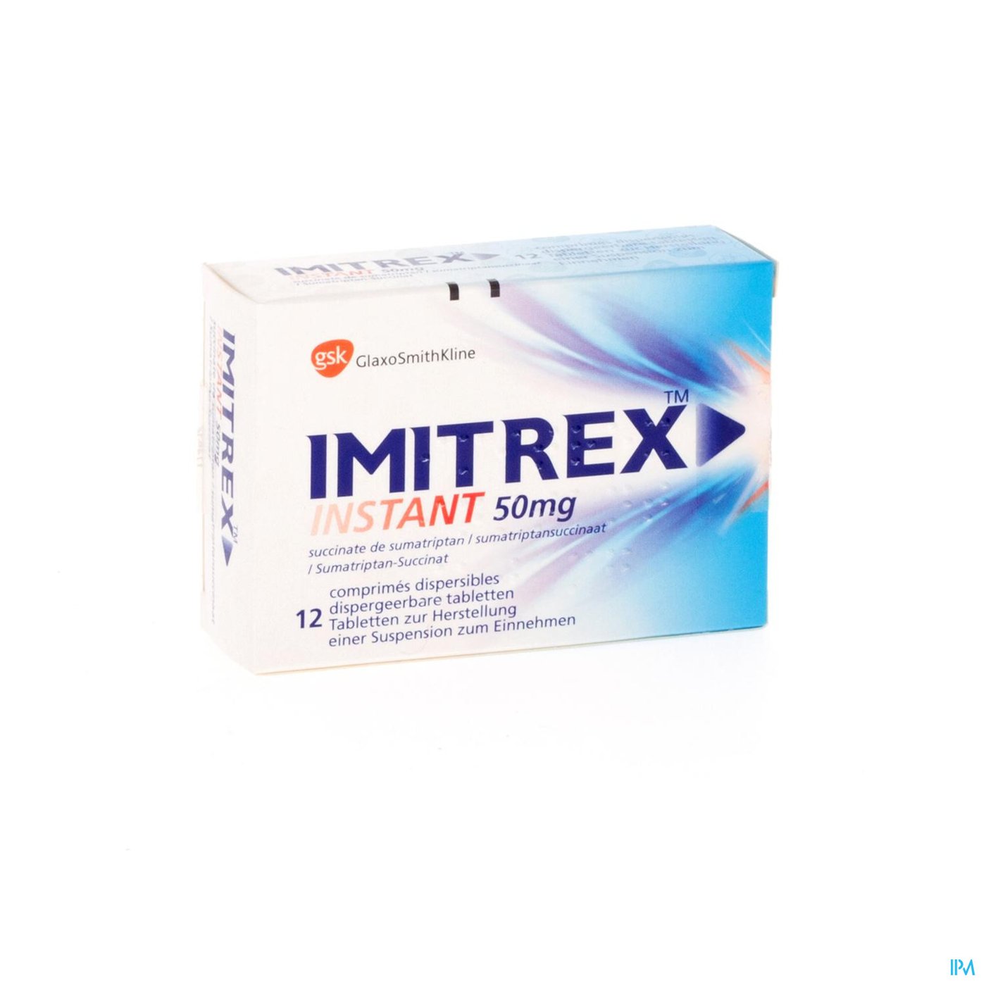 Imitrex Instant Tabl Disp. 12 X 50mg