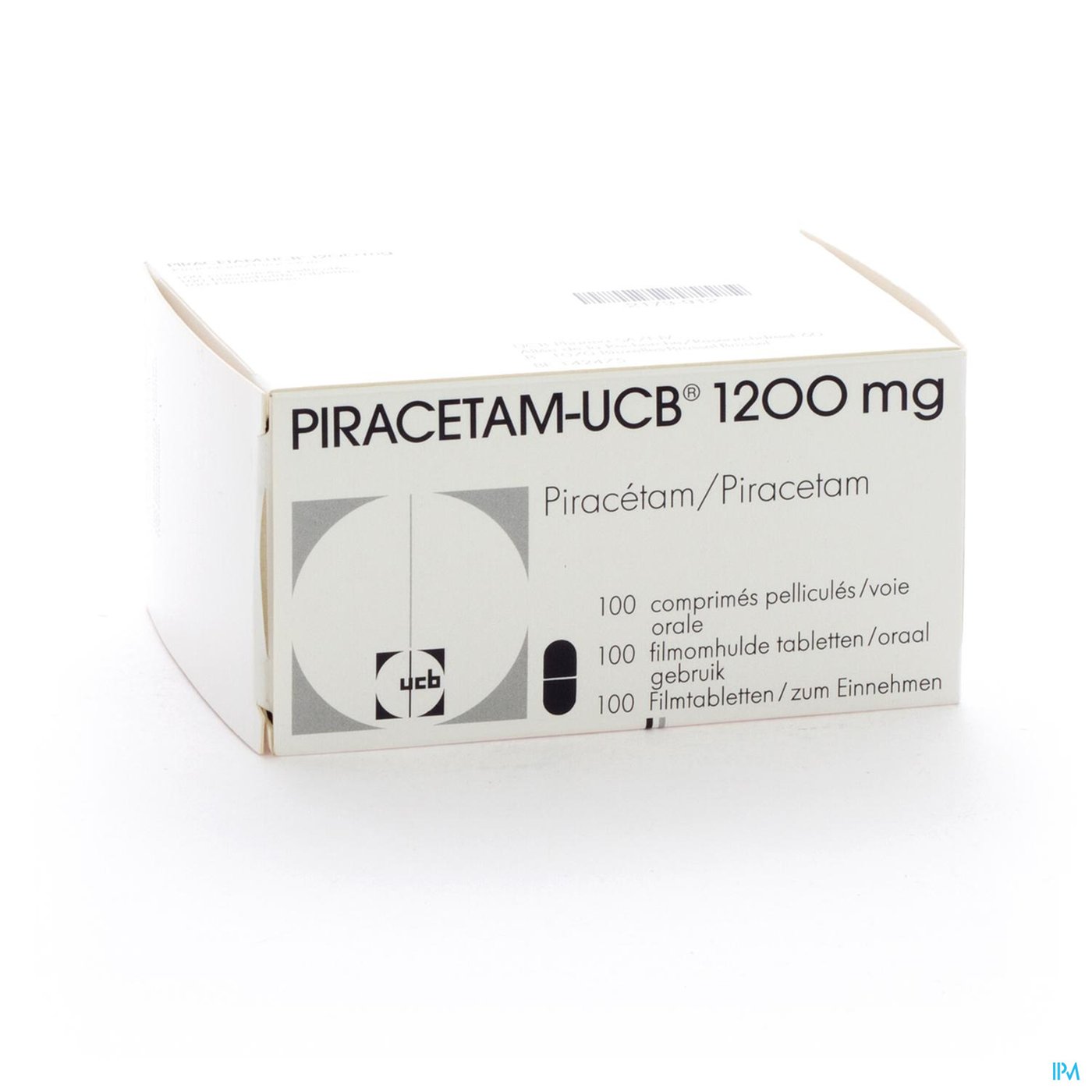 Piracetam Ucb 1200mg Comp 100x1200mg
