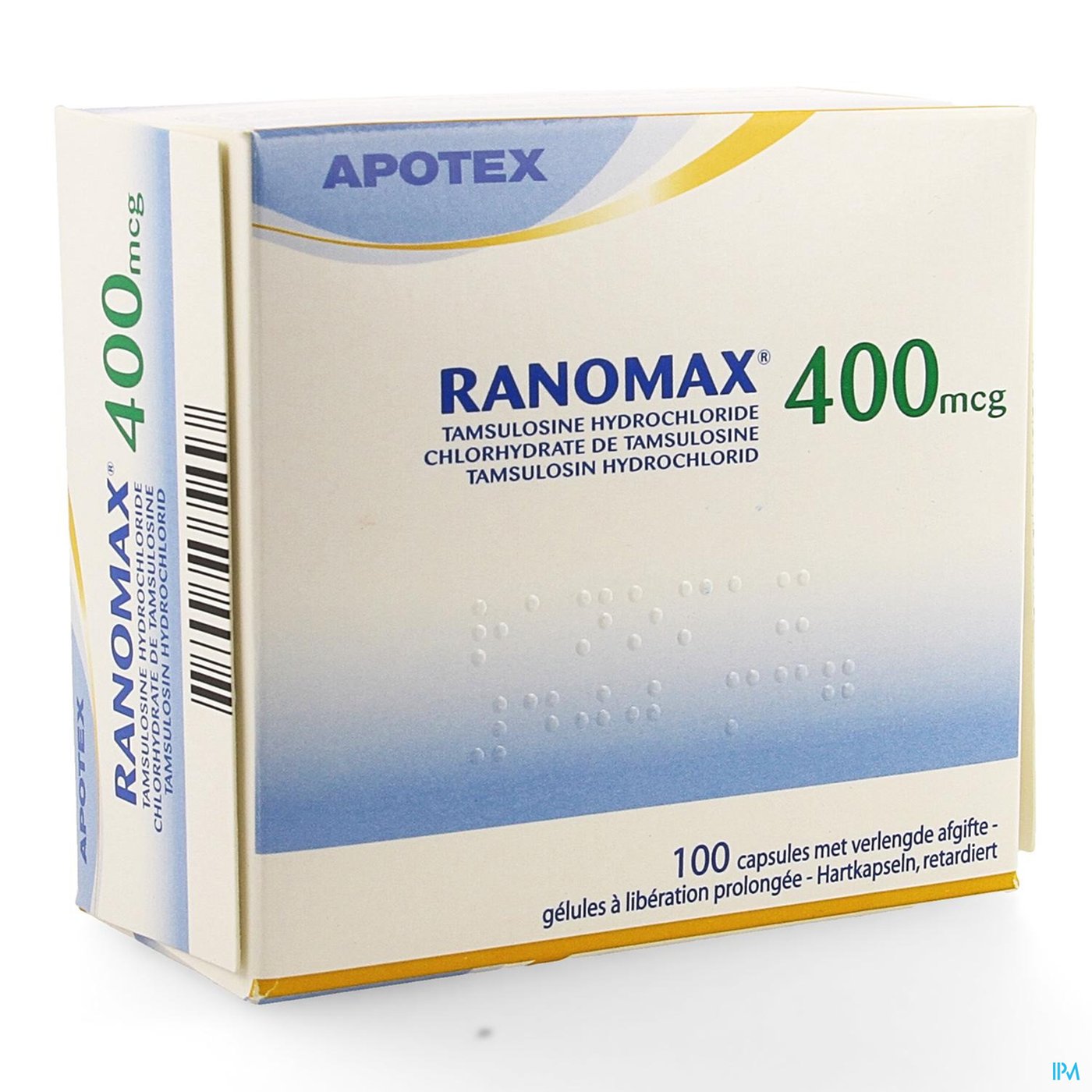 Ranomax Apotex 400mcg Caps 100 X 400 Mcg