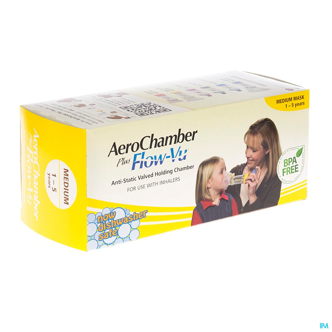 Aerochamber Plus A/static+flow-vu-mask Child packshot