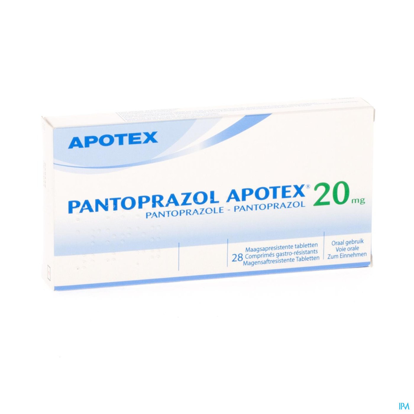 Pantoprazol Apotex Maagsapresist Tabl 28 X 20mg