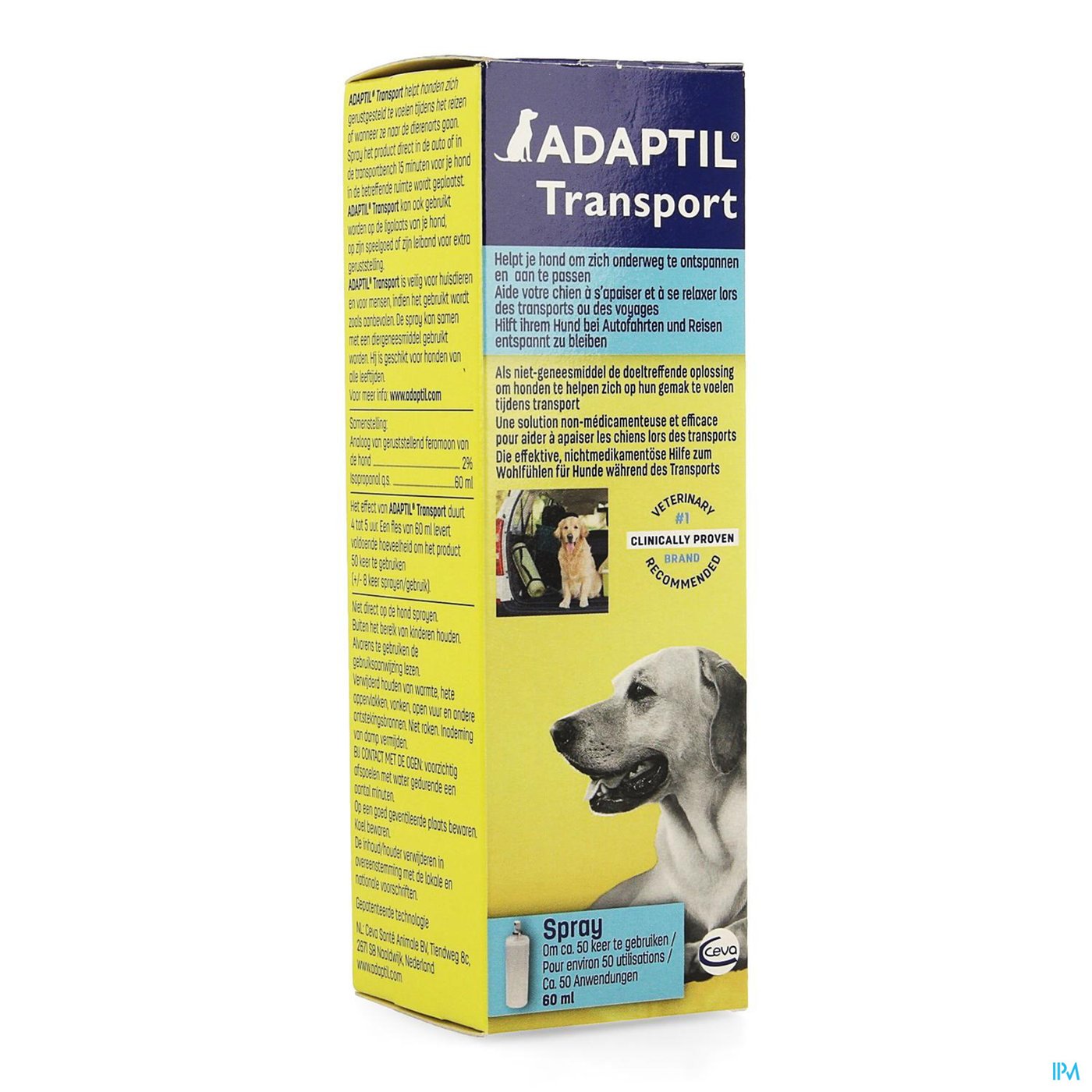 Adaptil Transport Spray 60ml packshot