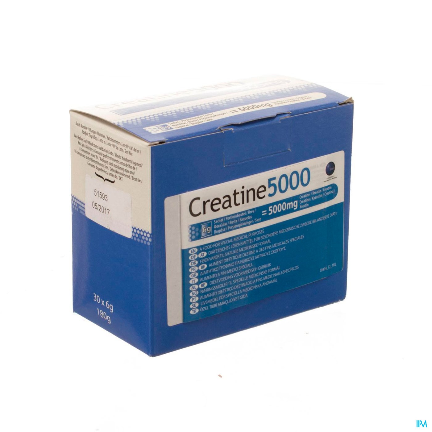 Creatine 5000 Pdr Zakje 30x4g packshot