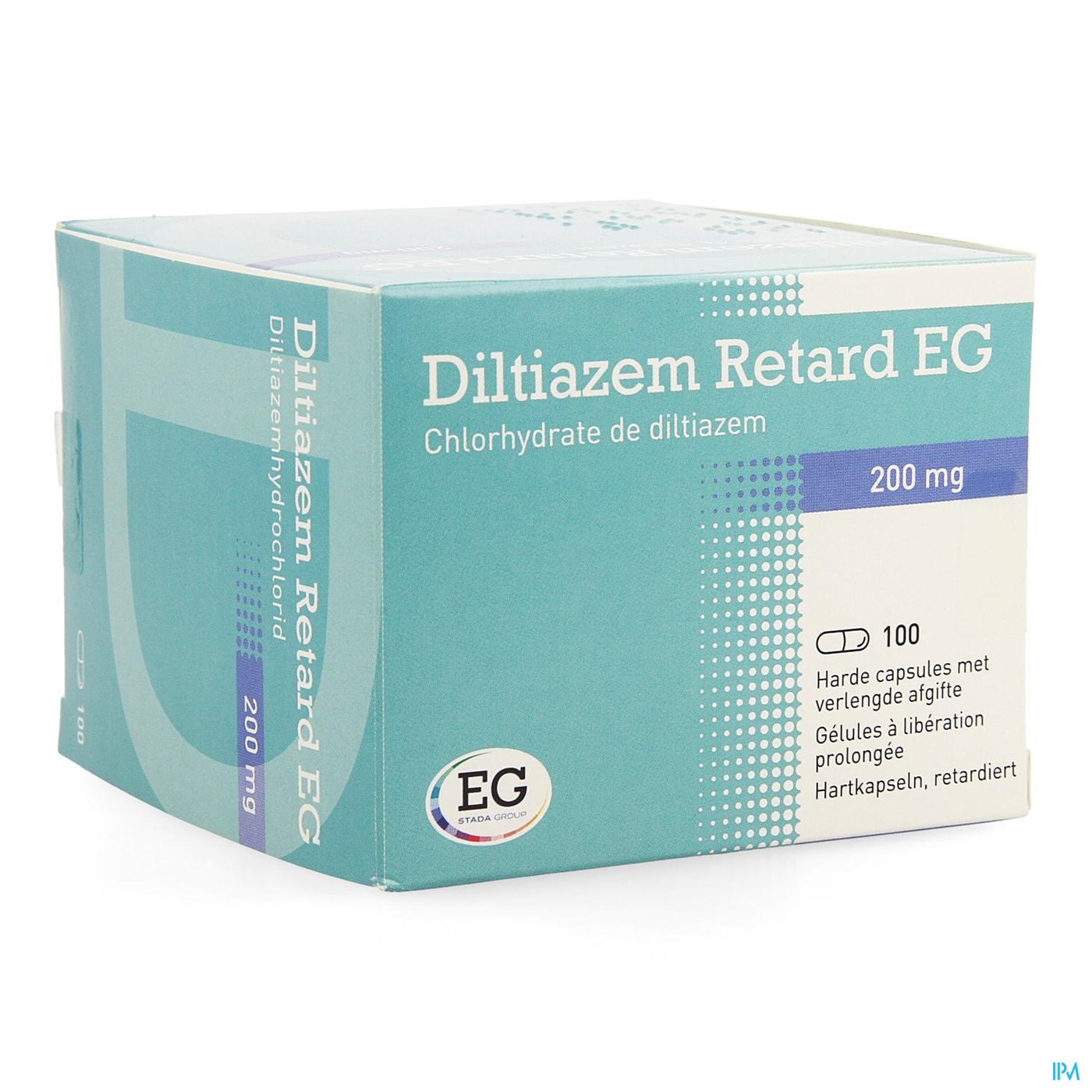 Diltiazem Retard EG 200Mg Caps 100X200Mg packshot