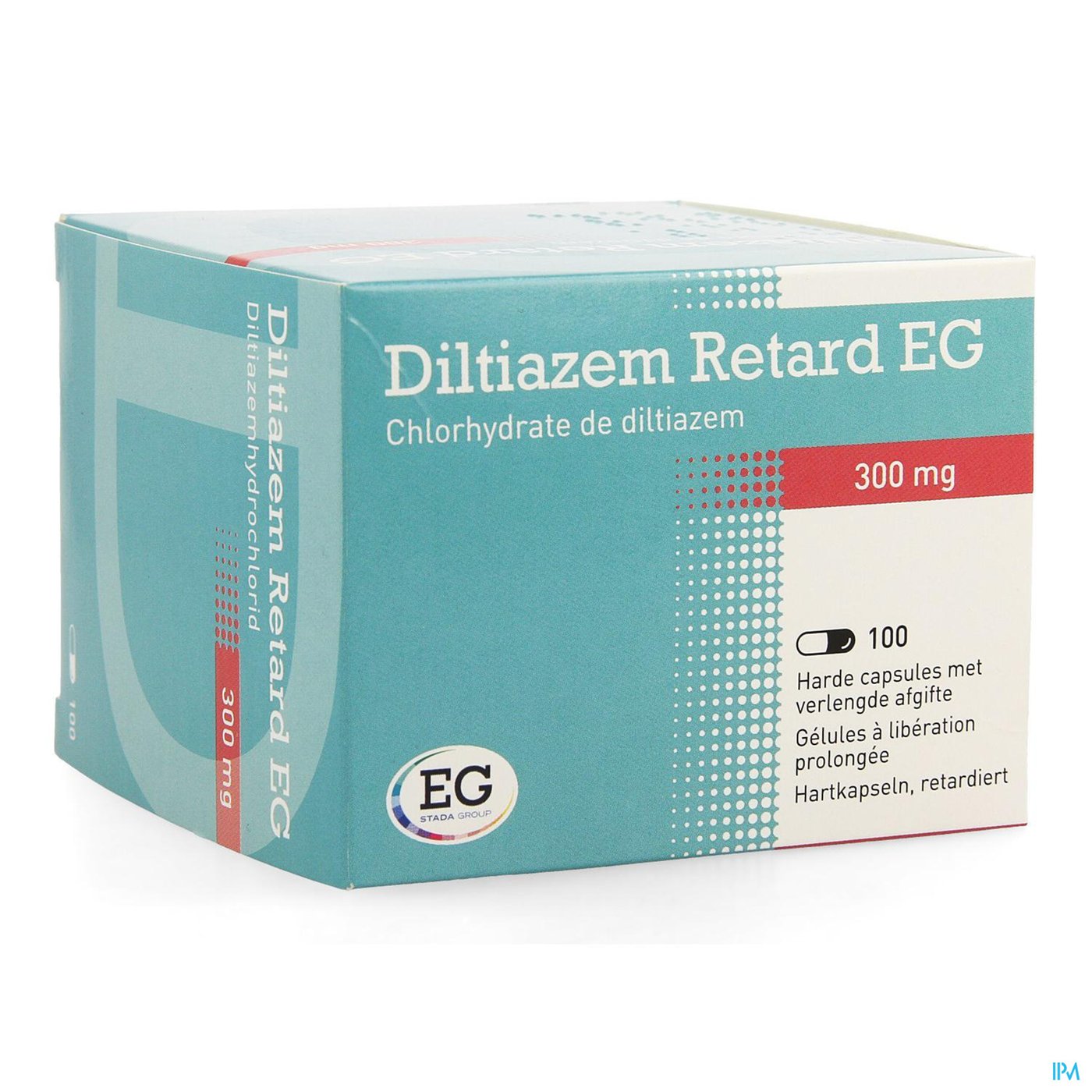 Diltiazem Retard EG 300Mg Caps 100X300Mg packshot