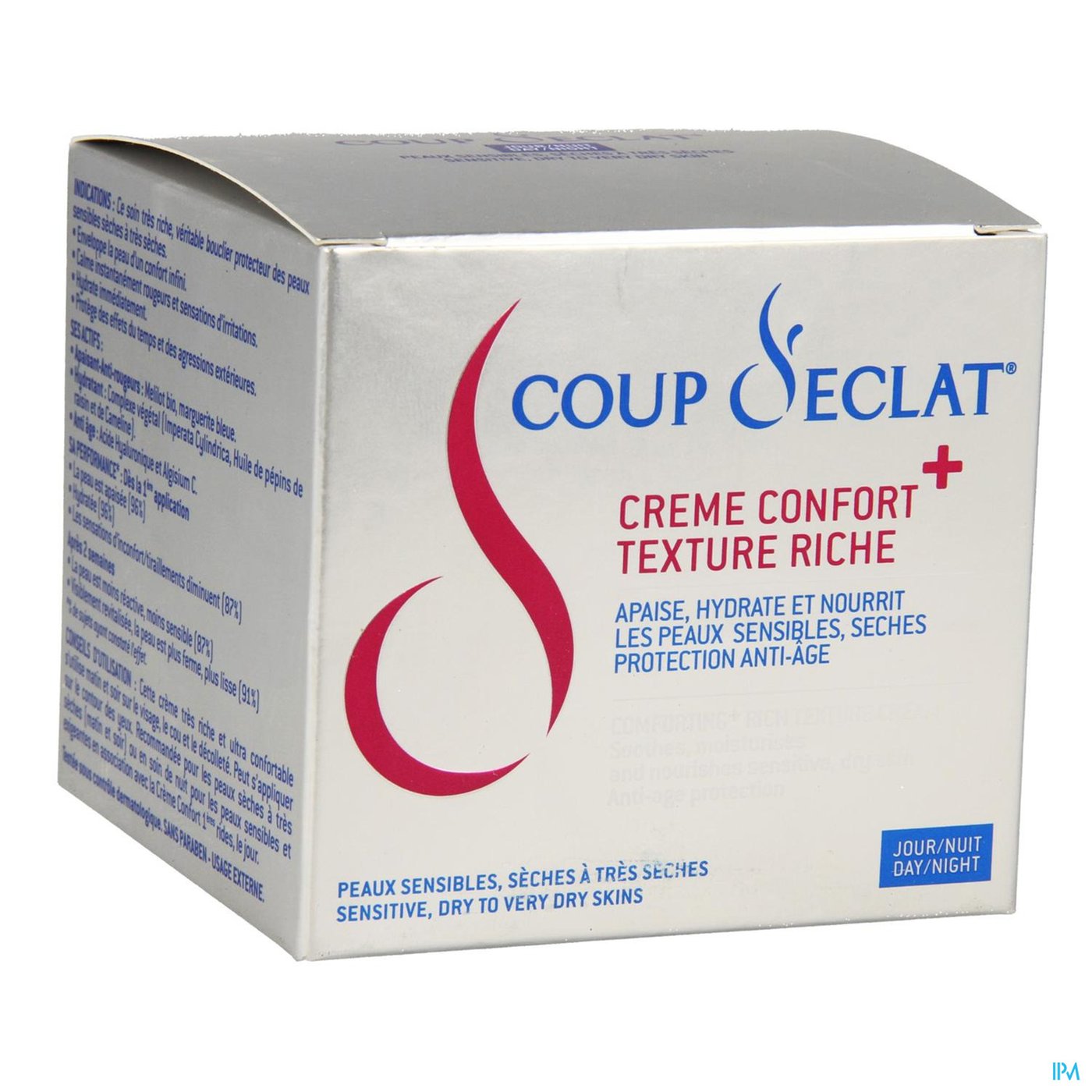Coup D'eclat Comfortcreme + Rijke Textuur Pot 50ml packshot