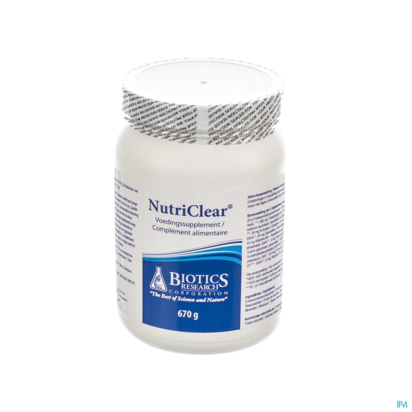 Nutriclear Pdr 670g