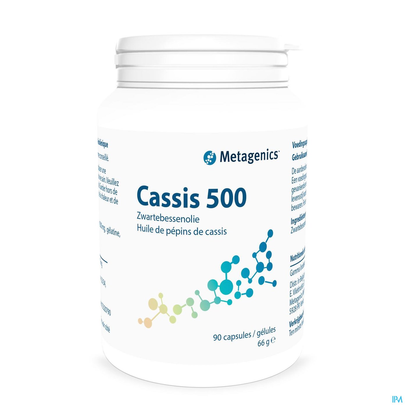 Cassis 500 Pot Tabl 90 19749 Metagenics