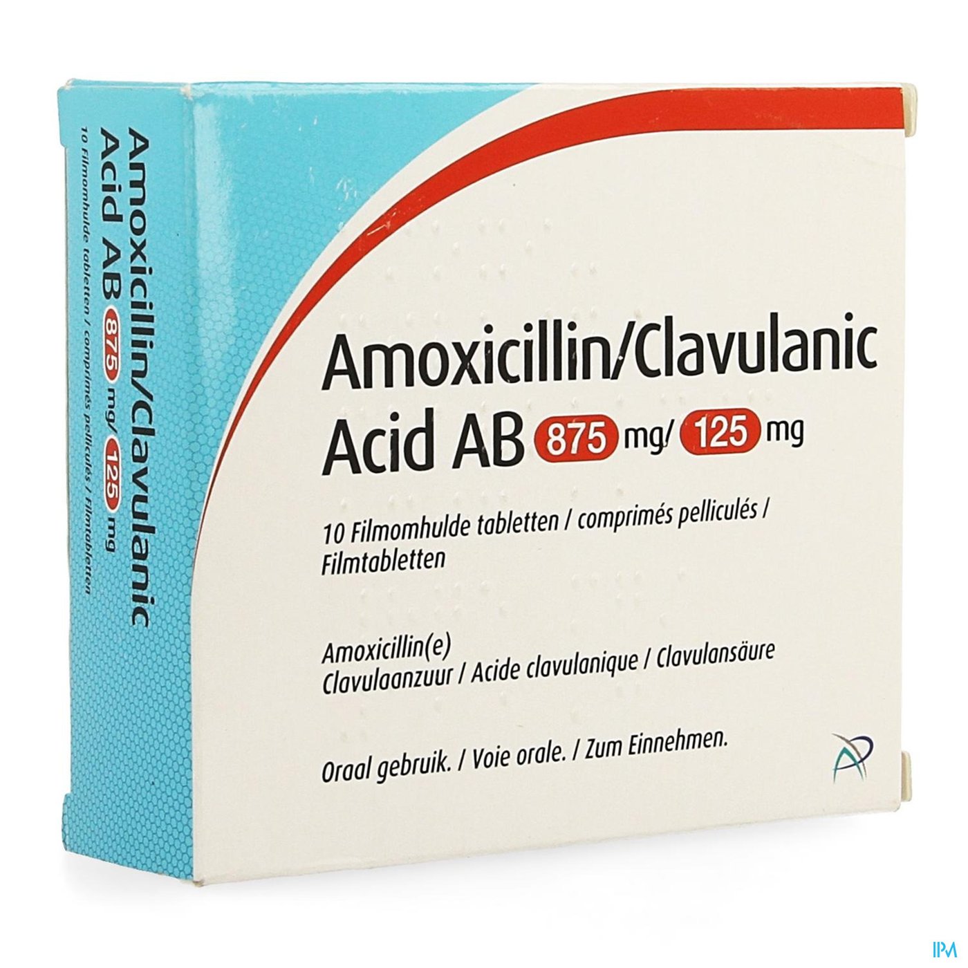 Amoxicillin Clavulanic Acid Ab 875mg/125mg Comp 10