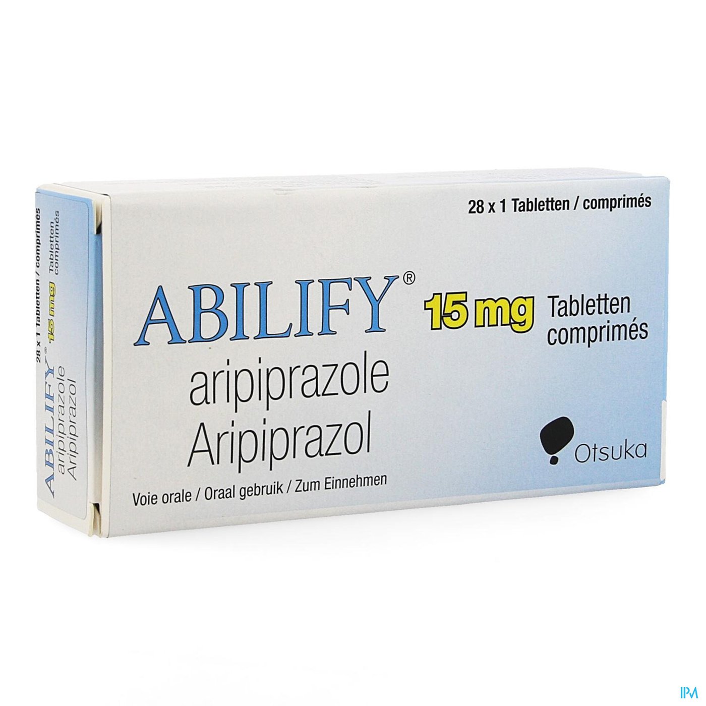 Abilify 15mg Pi Pharma Comp 28 X 15mg Pip packshot
