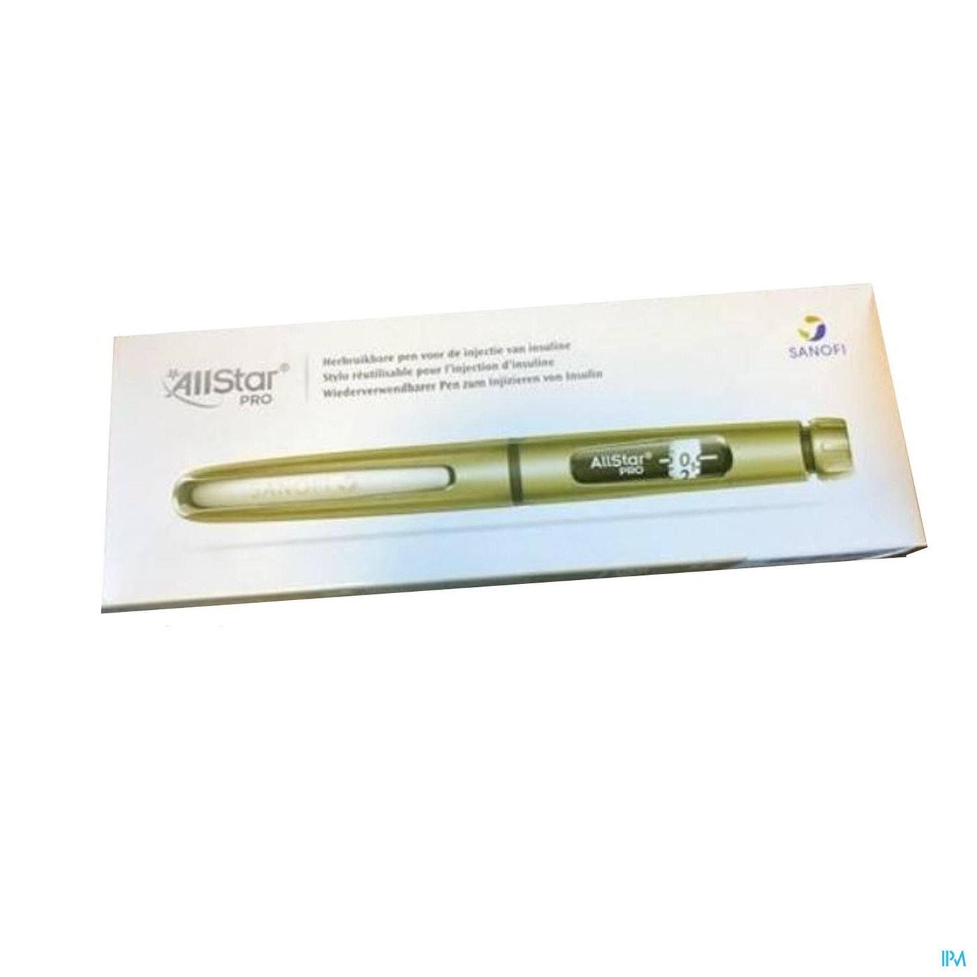 Allstar Pro Injectie Pen Herbruik.insuline Zilver1 packshot
