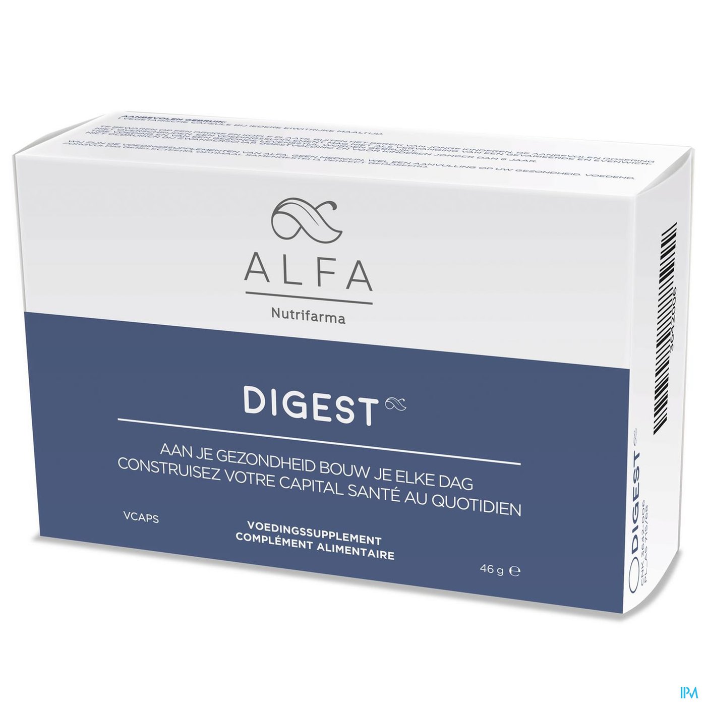Alfa Digest V-caps 30 packshot