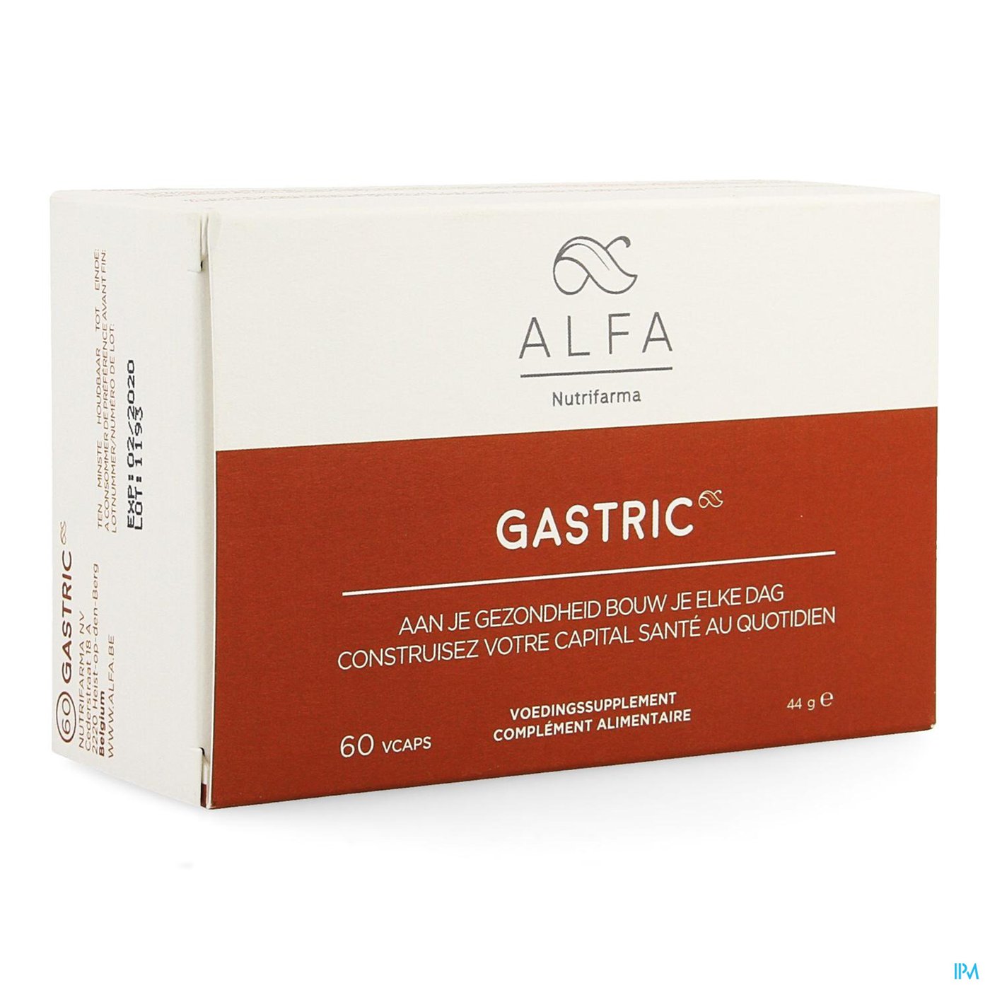 Alfa Gastric V-caps 60 packshot