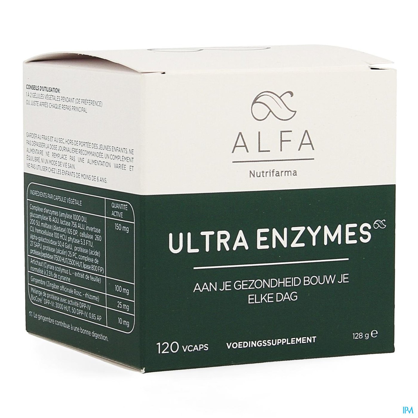 Alfa Ultra Enzymes Vcaps 120 packshot