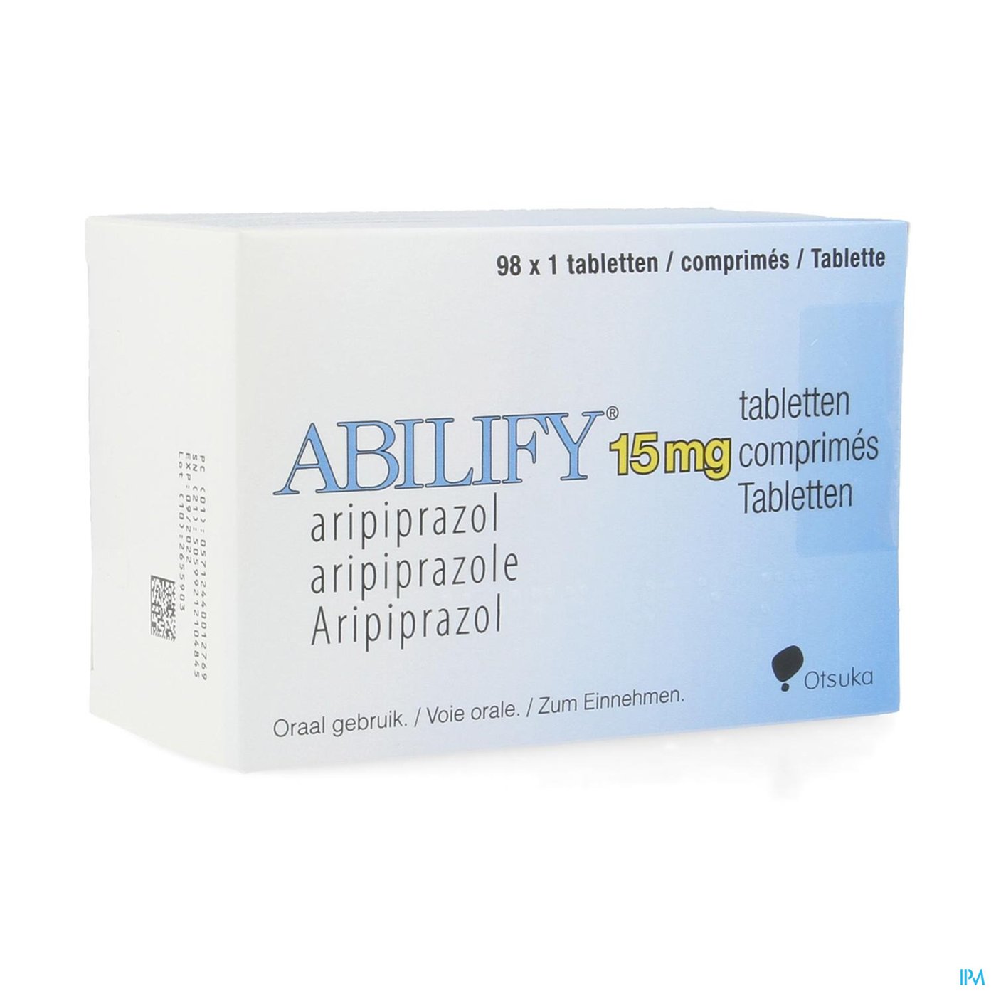 Abilify 15mg Abacus Comp 98 X 15mg packshot