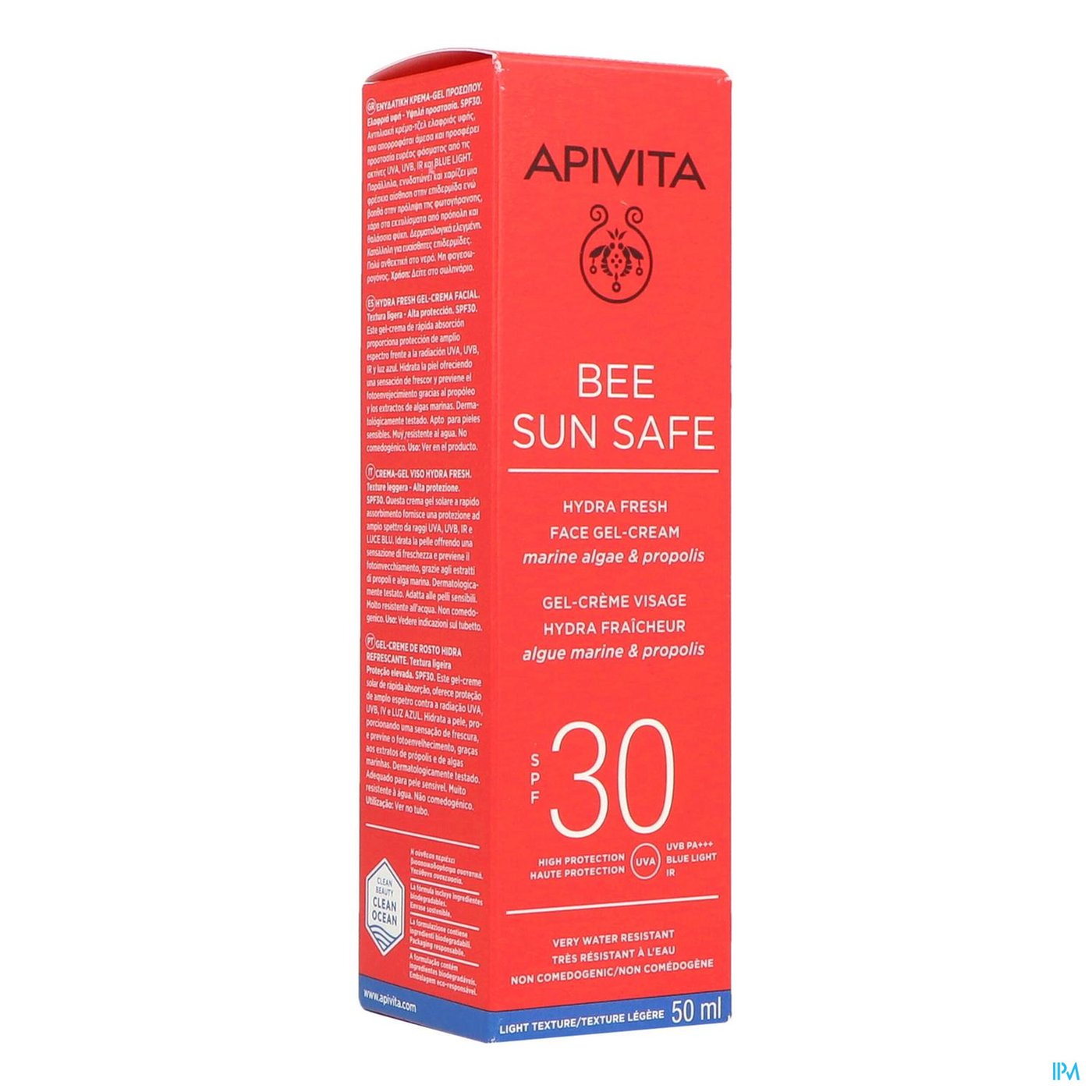 Apivita Hydra Fresh Face Gel-cream Ip30 50ml packshot