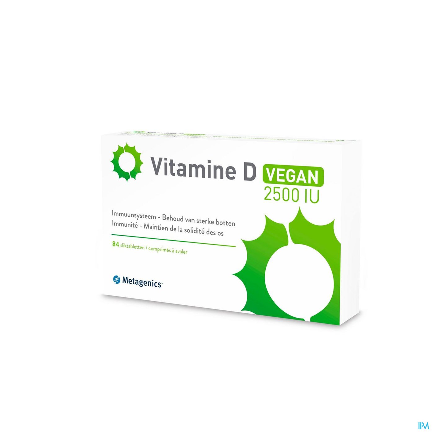Vitamine D 2500iu Vegan Metagenics Comp 84